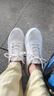 斯凱奇（SKECHERS）女鞋夏季軟底減震戶外運動跑步鞋厚底增高透氣休閑鞋健步鞋117224 曬單實拍圖