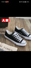 人本男鞋帆布鞋男2025秋季透氣休閑百搭經(jīng)典情侶板鞋男潮流運動(dòng)鞋子男 黑色 37 女 曬單實(shí)拍圖
