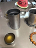 捷蜂純鈦旅行茶具快客杯戶外露營便攜鷹嘴泡茶器套裝冰花雙層防燙超輕 純鈦（一壺四杯一茶罐）+便攜包 曬單實拍圖
