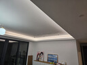 光維爾【超薄6mm】白色明裝磁吸軌道燈免吊頂無主燈照明led嵌入式筒射燈 白色一體48V電源100W 曬單實(shí)拍圖