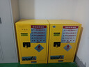 巨瑞防爆柜化學(xué)品安全柜工業(yè)30加侖油漆酒精防爆箱危險(xiǎn)品?；穬Υ婀?12加侖黃，票證齊全 安檢包過 曬單實(shí)拍圖