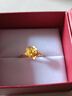 金至尊（3D-GOLD)玫瑰物語黃金戒指實心足金999花邊層疊素圈女戒七夕禮物計價 金重3.63克（配珠寶禮盒） 曬單實拍圖
