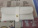 莫拉克超輕鈦架無(wú)框防藍(lán)光眼鏡金絲無(wú)邊框高級(jí)感純欲大框顯瘦護(hù)目平光鏡 曬單實(shí)拍圖