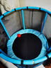 曼迪卡威蹦蹦床兒童家用蹦床小孩室內跳跳床帶護網(wǎng)彈跳床兒童生日運動(dòng)器材 1.2米 藍色一體跳布 送吊床/吊環(huán)/海洋球/籃球框 曬單實(shí)拍圖