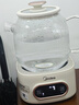 美的（Midea）花漾0膠水全玻璃全自動(dòng)養(yǎng)生壺 多功能煮茶壺 母嬰燒水壺恒溫電熱水壺煮茶器花茶壺1.2L YS12B102 曬單實(shí)拍圖