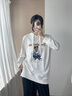 Teenie Weenie小熊女裝春季長(zhǎng)款連帽套頭衛(wèi)衣簡(jiǎn)約休閑通勤時(shí)髦上衣 白色 S (160) 曬單實(shí)拍圖