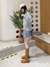 卓詩尼厚底長筒靴女夏薄透氣2025新款秋美拉德西部牛仔靴旅游休閑長靴子 咖啡色【單里四季款4.5cm厚底】 37 曬單實拍圖