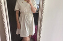 Teenie Weenie小熊女裝白色連衣裙2025年夏季新款簡(jiǎn)約氣質(zhì)通勤學(xué)院裙子 乳白色 L 曬單實(shí)拍圖