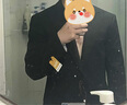 CULTUM可機洗西裝套裝男免燙抗皺戧駁領(lǐng)單排扣商務(wù)正裝通勤西服套裝 純黑色單西 175A /50A 曬單實(shí)拍圖
