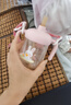 如山PPSU兒童吸管杯喝水杯牛奶杯家用直飲杯水杯帶刻度便攜學(xué)飲杯 曬單實(shí)拍圖