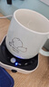 金灶（KAMJOVE） 加熱恒溫保溫杯墊 熱牛奶神器茶水杯保溫加熱器茶具暖杯墊WB-08 珍珠白 曬單實拍圖