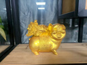 莫尼森  MOREISAN黃銅小豬擺件白菜生肖豬客廳玄關(guān)辦公室桌面喬遷開業(yè)禮品生日禮物 財富豬-小號(金色升級款) 曬單實拍圖