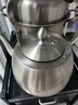I'VE 德國食品級316不銹鋼燒水壺大容量水開鳴笛熱水壺燃氣電磁爐通用 【長嘴316特厚鋼】中號 4L 水熱沸騰鳴音 | 下單贈隔熱墊 曬單實拍圖