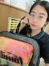 ToMill游泳包手提大容量干濕分離洗漱包泳衣收納袋健身洗澡包防水化妝包 幻境游泳包-黑色 曬單實(shí)拍圖