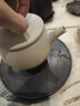 茗垚【云南建水發(fā)貨】手工白泥漢瓦茶壺云南特產(chǎn)紫陶養生壺精品茶壺 精品白泥漢瓦壺約 220ml 曬單實(shí)拍圖