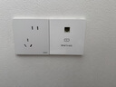 普聯(lián)（TP-LINK） 千兆口無線ap+ac面板入墻壁式poe路由器86型全屋wi-fi6套裝5G雙頻家用 4個(gè)1500M薄款面板套裝 【高配版】WiFi6 曬單實(shí)拍圖