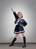 G.DUCKKIDS童裝女童春秋套裝兒童衣服中大童春裝學院風百褶裙兩件套女孩服裝 套裝【送領(lǐng)帶】 130 建議120-130cm7-8歲 曬單實拍圖