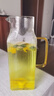 青蘋(píng)果夏季冰箱冷水壺專(zhuān)用家用涼水壺玻璃水壺冷泡壺耐高溫涼水杯 【冰箱側門(mén)專(zhuān)用】冷瓶壺豎紋1800 曬單實(shí)拍圖
