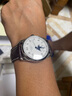 LONGINES瑞士男表名匠系列L29194783商務(wù)休閑經(jīng)典月相機(jī)械腕表 L2.909.4.78.3銀盤皮帶40MM 曬單實(shí)拍圖