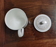 鵬博陶瓷景德鎮陶瓷茶杯帶蓋陶瓷水杯家用泡茶杯子辦公室會(huì )議杯10只裝定制 10只裝金鐘杯【太陽(yáng)島】 曬單實(shí)拍圖