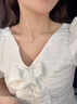 RHM18K金莫桑石項(xiàng)鏈女玫瑰金吊墜彩金鎖骨鏈情人節(jié)520禮物送女友 18K金莫桑石吊墜+18K金鏈+證書(shū) 曬單實(shí)拍圖