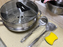 RAZ 德國(guó)不粘鍋炒鍋316不銹鋼炒菜鍋少油煙家用烹飪鍋具平底炒鍋燃?xì)庠铍姶艩t通用 [旗艦款]32內(nèi)徑，34外徑雙面蜂窩（有側(cè)耳） 曬單實(shí)拍圖