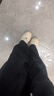 接吻貓8cm內(nèi)增高[太妃糖]厚底德訓(xùn)鞋女小白鞋KA64214-51 椰奶白  36  曬單實(shí)拍圖