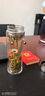 富光 男女士雙層玻璃杯 水杯 支持團(tuán)購定制 304杯子泡茶杯400ML黑 曬單實拍圖