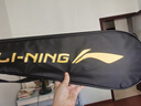 李寧（LI-NING）羽毛球拍雷霆小鋼炮全碳素進攻型超輕高磅單拍黑色4U 已穿線 曬單實拍圖