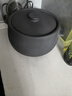 滎窯釜滎經砂鍋煲湯家用湯鍋砂鍋湯煲燃氣灶明火老式黑陶煲細沙無釉砂鍋 （4-7人）泰平 6L 曬單實拍圖