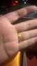 老鋪黃金古法手工足金指環(huán) · 金剛結(jié)雙輪戒指 20號(hào)金重約8.6g 曬單實(shí)拍圖