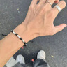 中國黃金（CHINA GOLD）足銀竹節(jié)手繩男女同款2025年新款高級七夕情人節(jié)禮物送老公男友 【京速達】足銀上岸竹節(jié)黑手繩【中金禮盒】 曬單實拍圖