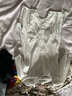 babycare桑蠶絲寶寶連體衣新生兒衣服包屁衣嬰兒爬服 月光白  90cm 曬單實拍圖