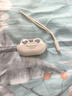 索愛（soaiy）GK9氣骨傳導(dǎo)耳夾式藍(lán)牙耳機(jī)真無線 開放式不入耳跑步音樂通話降噪 蘋果華為小米手機(jī)通用油彩白 曬單實(shí)拍圖