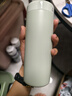 米家 保溫杯 316不銹鋼水杯 男女士杯子 大容量茶杯便攜 350ml綠色 曬單實(shí)拍圖