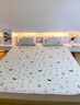 無(wú)印良品A類(lèi)卡通全棉抗菌床墊遮蓋物1.5x2米單人宿舍家用薄款可折疊床褥子 蝴蝶結狗狗【100%精梳全棉】 150cm*200cm 【床褥單件】 曬單實(shí)拍圖