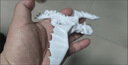 可愛途3d打印沒牙仔夜煞無牙仔玩偶 玩具馴龍高手光煞關(guān)節(jié)可動手辦模型 【2件套】黑+白 1個 曬單實拍圖