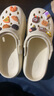 名創(chuàng)優(yōu)品（MINISO）洞洞鞋男女夏季外穿涼鞋防滑厚底踩屎感包頭涼拖鞋 卡其+趣味零食 曬單實拍圖