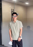 XJSGS官方國際正品牌男士高端短袖t恤夏季商務(wù)立領(lǐng)冰感體恤輕奢侈男裝 高檔杏色【現(xiàn)貨速達】 2XL 【建議135-150斤】 曬單實拍圖