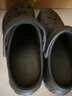卡駱馳（CROCS）貝拉洞洞鞋厚底拖鞋|210062 黑色-001 39(240mm)  曬單實(shí)拍圖