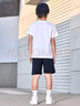 NIKE 耐克小童裝男童短袖套裝夏季兒童經(jīng)典款短T針織短褲2件套 曬單實(shí)拍圖
