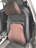 YWU汽車(chē)頭枕腰靠電動(dòng)按摩加熱冬季保暖靠枕長(cháng)途奔馳寶馬路虎suv 按摩款/頭枕+腰靠 經(jīng)典黑 1套 曬單實(shí)拍圖