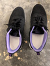 WVNE老北京布鞋女?huà)寢屵\動(dòng)鞋大碼41一43中老年網(wǎng)面輕便旅游鞋軟底春秋 黑紫 41 曬單實(shí)拍圖