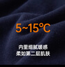 頂瓜瓜頂呱呱秋衣秋褲男純棉抗菌情侶圓領(lǐng)薄款保暖內(nèi)衣套裝男濃藍(lán)色175 曬單實(shí)拍圖