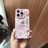 五鼠適用蘋(píng)果16Promax手機殼新款女iPhone15Pro創(chuàng  )意腕帶支架14plus保護套13pro時(shí)尚全包防摔小眾高級感 【玫瑰粉】名媛小香風(fēng)-腕帶款 iPhone 16 Pro Max 曬單實(shí)拍圖