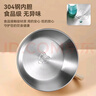 沃德百惠（WORTHBUY） 304不銹鋼保溫飯盒便當(dāng)盒學(xué)生分格快餐杯泡面碗日式兒童雙層隔熱 飯盒 曬單實(shí)拍圖