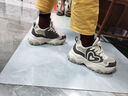 特步情侶運動(dòng)休閑鞋男女鞋【嗨6】?jì)仍龈?厘米鞋足弓支撐輕便老爹鞋 曬單實(shí)拍圖