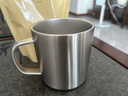 無印良品（MUJI）不銹鋼雙層馬克杯 咖啡杯 辦公室水杯杯子保溫保冷 銀色 380ml 曬單實拍圖