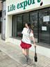 LDBE美式復(fù)古V領(lǐng)三條杠短袖t恤女寬松夏季2025新款設(shè)計(jì)感刺繡小熊上衣 白色 M 【80-100斤】 曬單實(shí)拍圖