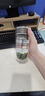 希諾抗菌玻璃杯雙層辦公水杯男高檔泡茶杯子XN-1925中閃銀灰 335mL 曬單實拍圖